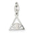 Sterling Silver Polished Evil Eye Charm hide-image