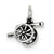 Sterling Silver Antiqued Cannon Charm hide-image