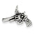 Antiqued Pistol Charm in Sterling Silver