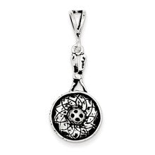 Sterling Silver Antiqued Sombrero Charm hide-image