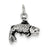 Sterling Silver Antiqued Fish Charm hide-image