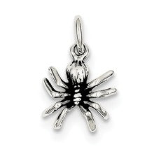 Sterling Silver Antiqued Spider Charm hide-image