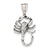 Sterling Silver Antiqued Scorpion Charm hide-image