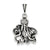 Sterling Silver Antiqued Octopus Charm hide-image