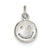 Sterling Silver Antiqued Smiley Face Charm hide-image