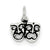 Sterling Silver Antiqued Comedy/Tragedy Face Charm hide-image