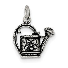 Sterling Silver Antiqued Watering Pot Charm hide-image