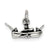 Sterling Silver Antiqued Boat Charm hide-image