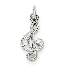 Sterling Silver Treble Clef Charm hide-image