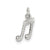 Music Notes Charm in Sterling Silver