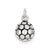 Antiqued Soccer Ball Charm in Sterling Silver
