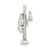 Sterling Silver Trumpet Charm hide-image