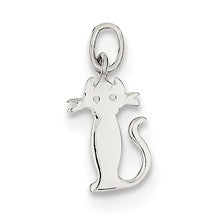 Sterling Silver Cat Charm hide-image