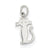 Sterling Silver Cat Charm hide-image