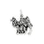 Antiqued Camel Charm in Sterling Silver