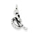 Sterling Silver Antiqued Snake Charm hide-image