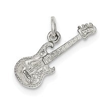 Sterling Silver Electric Guitar Charm hide-image