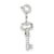 Sterling Silver CZ Key Charm hide-image