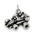 Antiqued Go Kart Racer Charm in Sterling Silver