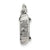 Sterling Silver Antiqued Skateboard Charm hide-image