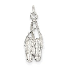 Sterling Silver Ballet Slippers Charm hide-image