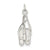 Ballet Slippers Charm in Sterling Silver