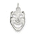 Comedy Mask Charm in Sterling Silver