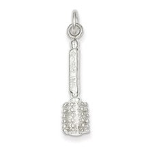 Sterling Silver Curling Brush Charm hide-image