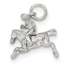 Sterling Silver Moveable Bronco Charm hide-image