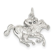 Sterling Silver Race Horse Charm hide-image