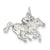 Race Horse Charm in Sterling Silver