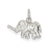 Elephant Charm in Sterling Silver