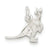 Sterling Silver Kangaroo Charm hide-image