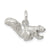 Squirrel Charm in Sterling Silver