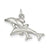 Sterling Silver Dolphins Charm hide-image