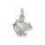 Frog Charm in Sterling Silver