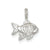 Fish Charm in Sterling Silver