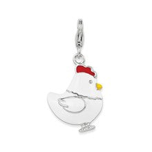 Amore La Vita Sterling Silver and Enamel Chicken Charm hide-image