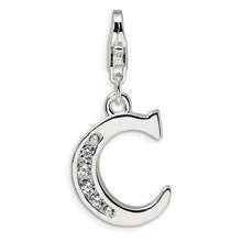 Amore La Vita Sterling Silver CZ Letter C Charm hide-image