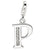 Amore La Vita Sterling Silver CZ Letter P Charm hide-image