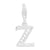 Amore La Vita Sterling Silver CZ Letter Z Charm hide-image