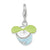 Amore La Vita Sterling Silver 3-D Enameled Potted Plant Charm hide-image