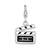 Amore La Vita Sterling Silver Enameled Movie Clapper Board Charm hide-image