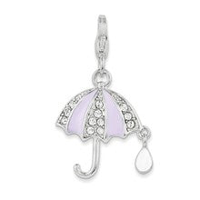 Amore La Vita Sterling Silver Enameled Umbrella Charm hide-image