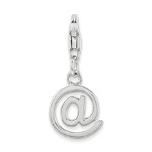 Amore La Vita Sterling Silver Polished @ Sign Charm hide-image