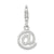 Amore La Vita Sterling Silver Polished @ Sign Charm hide-image