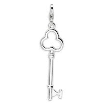 Amore La Vita Sterling Silver Polished Key Charm hide-image