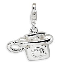 Amore La Vita Sterling Silver Polished Telephone Charm hide-image