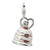 Amore La Vita Sterling Silver 3-D Enameled Wedding Cake Charm hide-image