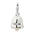 Amore La Vita Sterling Silver FW Cult Pearl White Enamel Bell Charm hide-image